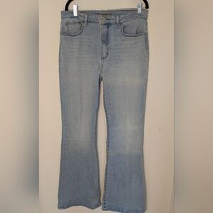 Joe's Women's High Rise Flare Riley Jeans Light Blue Size 31"